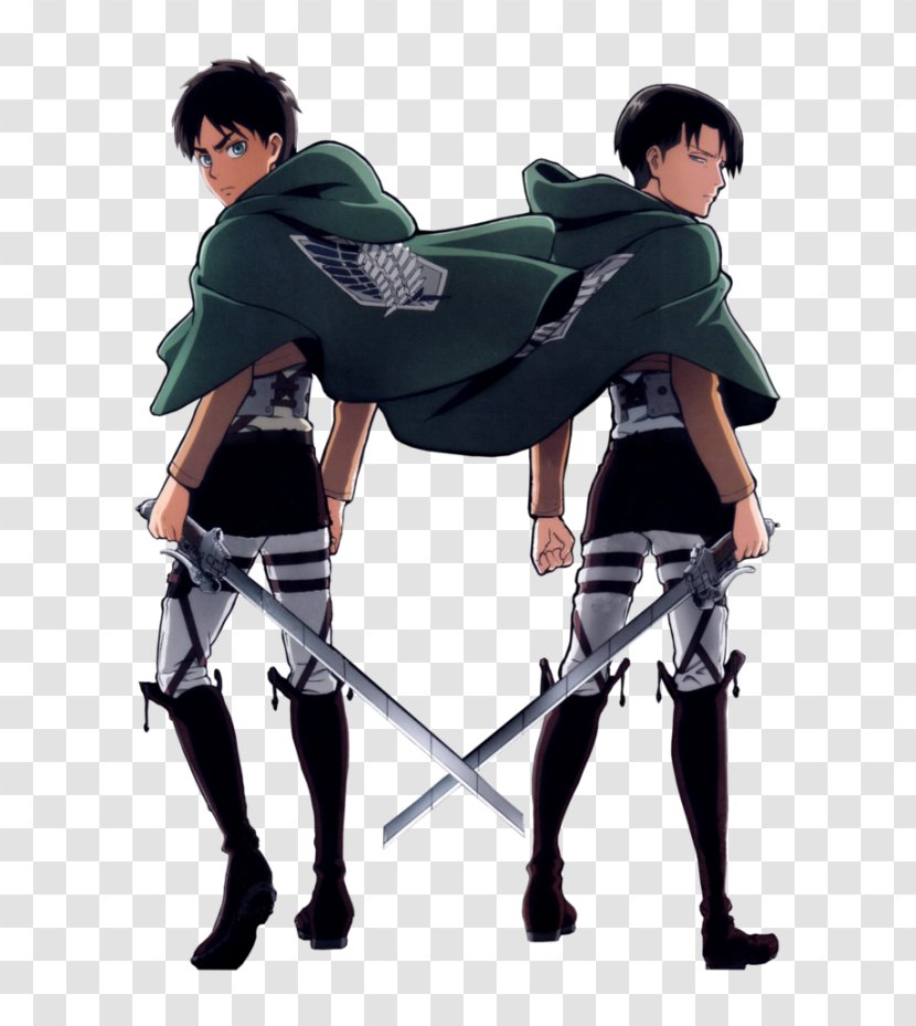 Eren Yeager Mikasa Ackerman Attack On Titan: Lost Girls Levi - Silhouette - Titan Transparent PNG