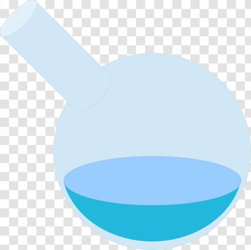 Laboratory Flasks Round-bottom Flask Erlenmeyer - Blue - Sky Transparent PNG