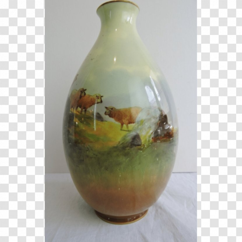 Pottery Tulip Vase Ceramic England - Hand Painted Transparent PNG
