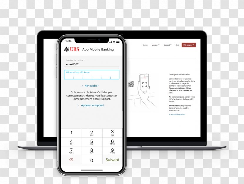 Smartphone UBS Switzerland Feature Phone Online Banking - Communication Transparent PNG