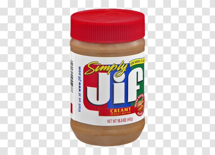 Jif Creamy Peanut Butter Simply - Sugar Transparent PNG