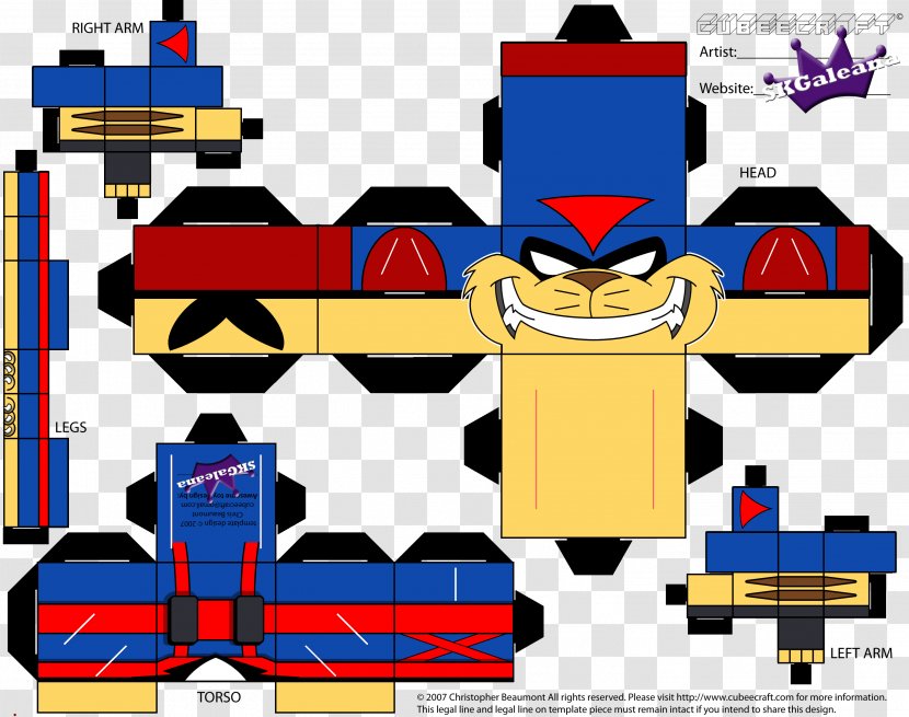 Paper Model Toys Television Show - Swat Kats The Radical Squadron Transparent PNG