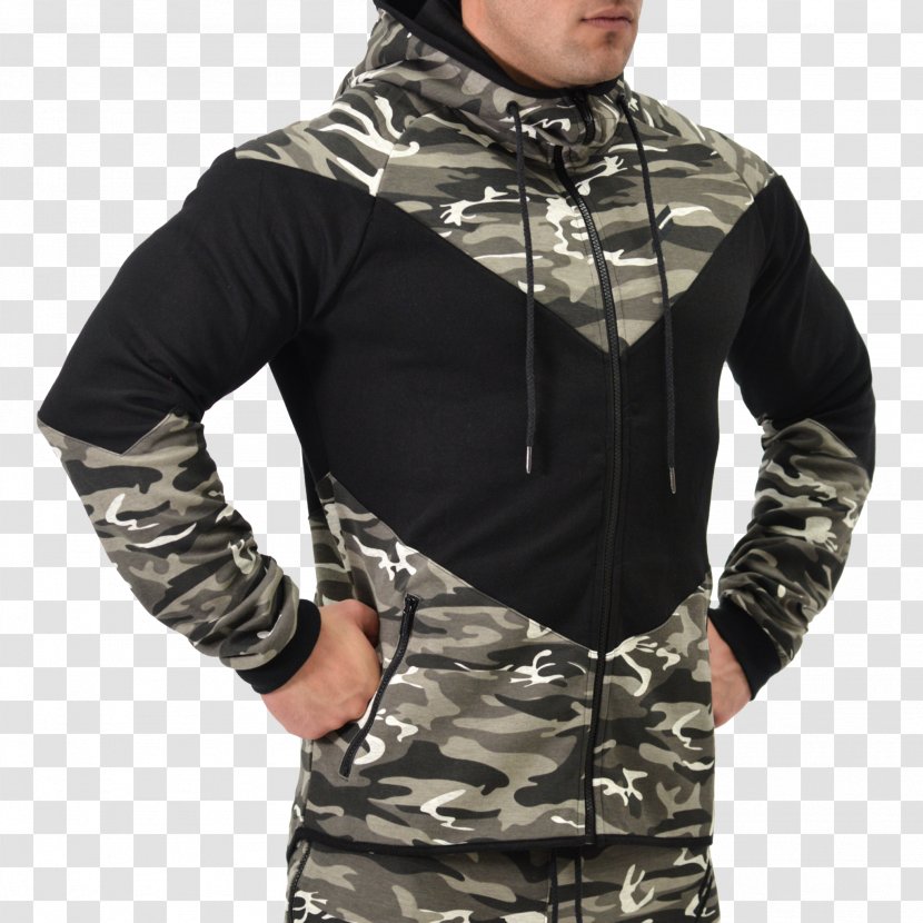Hoodie Jacket Clothing Blouse Coat - Cartoon - Men Military With Hood Transparent PNG