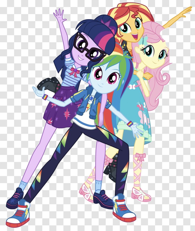Rainbow Dash Applejack Twilight Sparkle My Little Pony: Equestria Girls - Flower - Sunset Shimmer Pony Transparent PNG