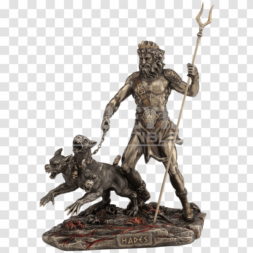 Hades Sculpture Statue Greek Mythology Cerberus - Bident Transparent PNG