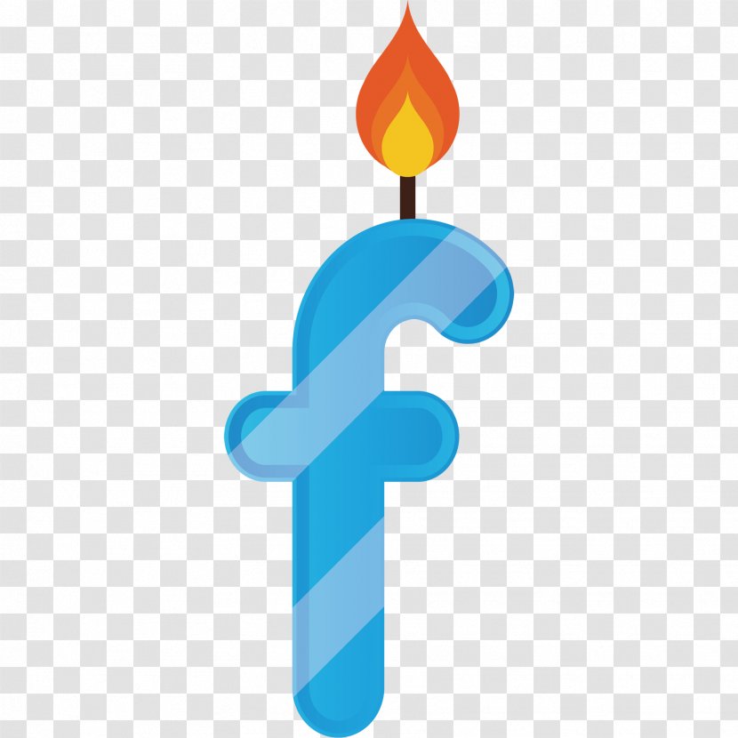 Letter F Clip Art - English Alphabet - Cartoon Hand Painted Letters Candles Transparent PNG