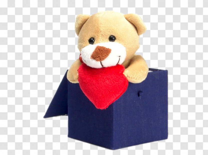 Bear Doll Stock Photography Tovint - Watercolor - Lying In A Box Transparent PNG
