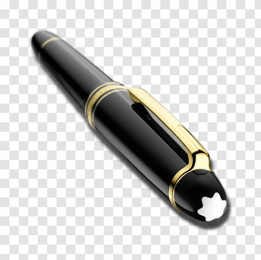 Meisterstück Rollerball Pen Pens Fountain Montblanc - Ballpoint - Gold Transparent PNG