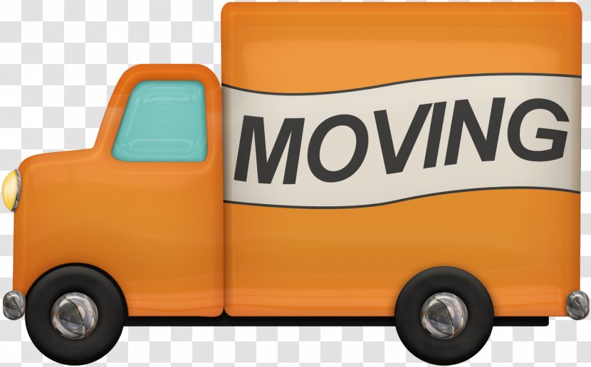 Mover Van Truck Clip Art - Drawing - Cliparts Transparent PNG