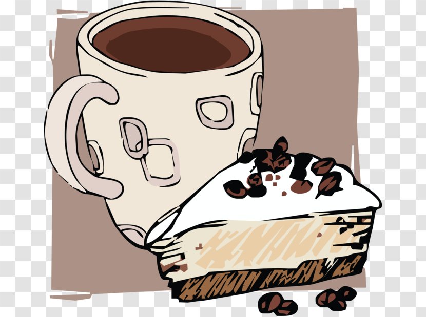 Coffee Torte Cafe Tea Latte Macchiato - Cake Transparent PNG