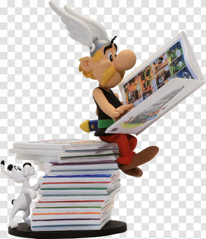 Obelix Asterix The Gaul Vitalstatistix Figurine - Collectable - Pile Of Books Transparent PNG