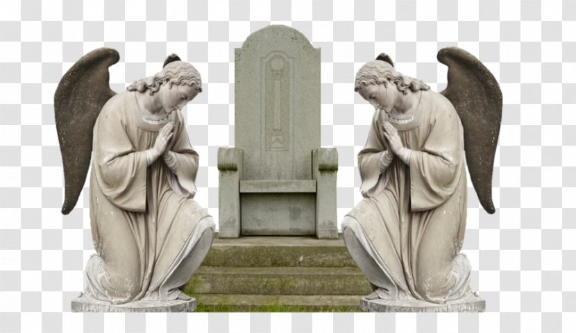 Stone Sculpture Angel Of Grief Statue Transparent PNG