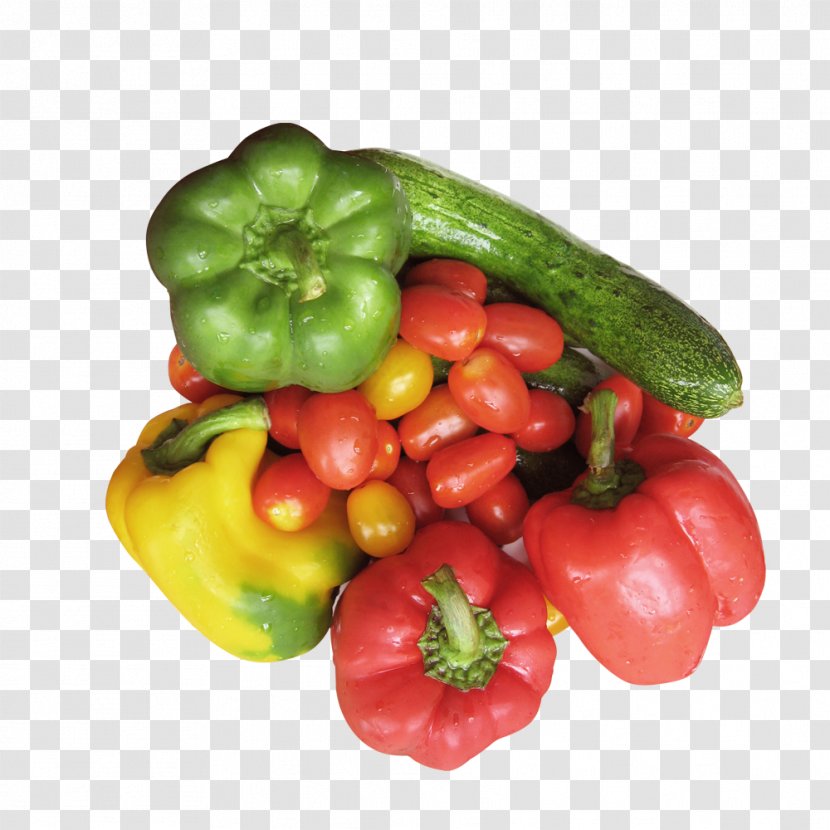 Cherry Tomato Food Vegetable Bell Pepper Fruit - Potato And Genus - Melon Transparent PNG