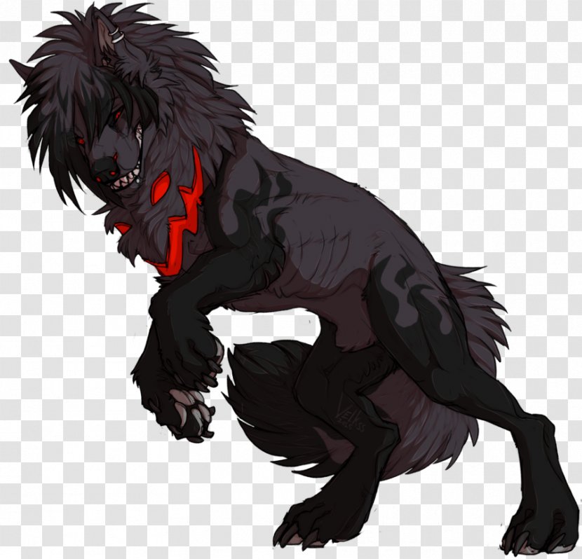 Dog Werewolf DeviantArt Drawing - Heart Transparent PNG