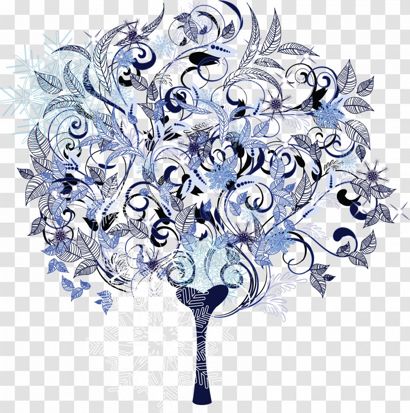 Tree Drawing Clip Art - Visual Arts - Snow Transparent PNG