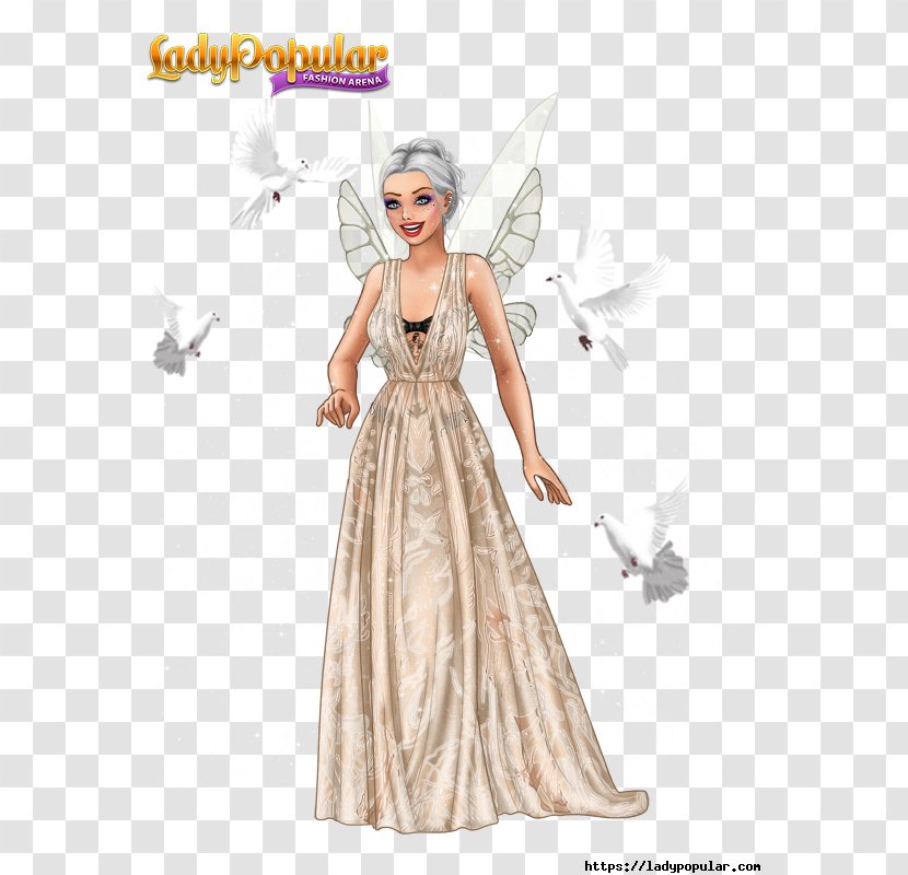Lady Popular Fashion Game Dress - Spring - Annabelle Baby Doll Transparent PNG