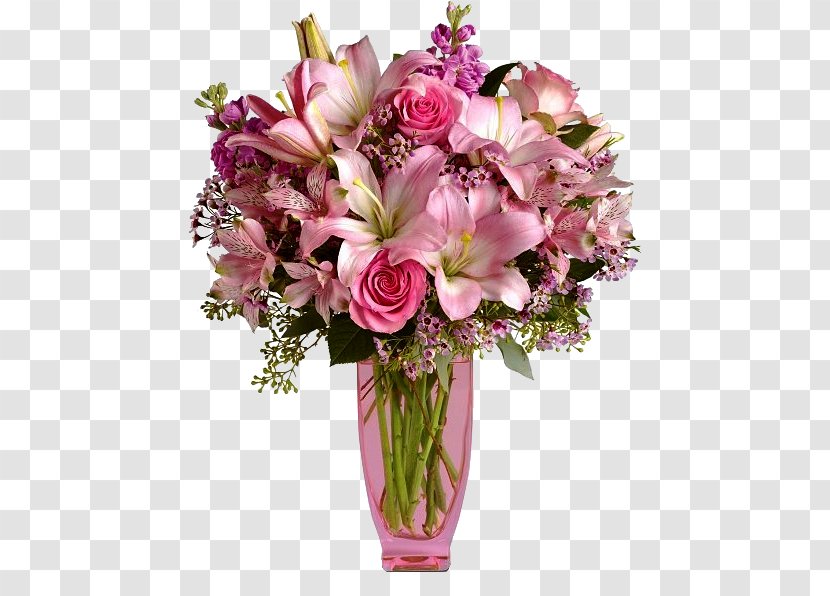 Flower Bouquet Lilium Floristry Rose - Plant Stem - Peony Transparent PNG