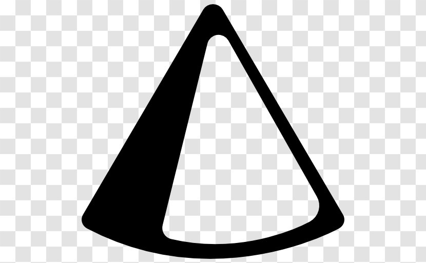 Cone Geometric Shape Geometry Triangle - Shapes Transparent PNG