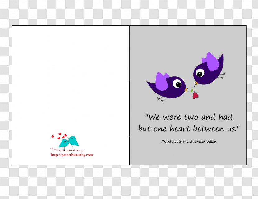 Love Valentine's Day Greeting & Note Cards Quotation Anniversary - Violet - Congratulations Transparent PNG