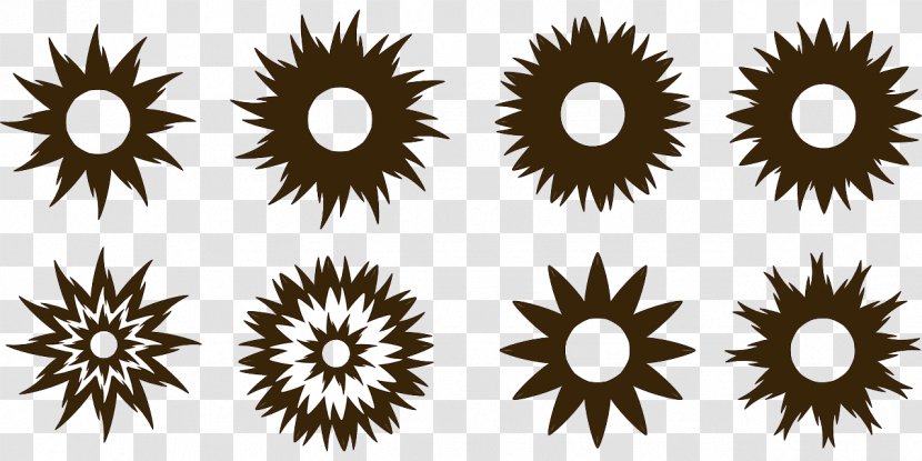 Graphic Design Clip Art - Sunflower - Sun Rays Transparent PNG
