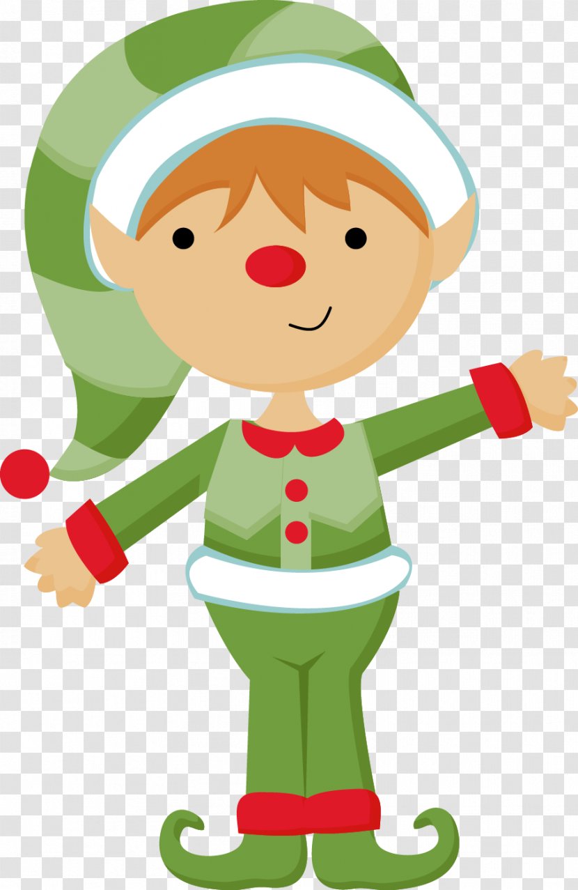 Santa Claus Christmas Ornament Elf The On Shelf - Finger - Chinese Style Folder Transparent PNG