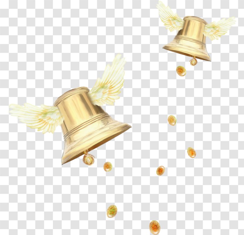 Easter Bell - Animation - Two Golden Transparent PNG