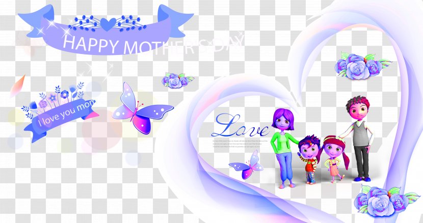 Mothers Day Family - Mother - Happy Transparent PNG