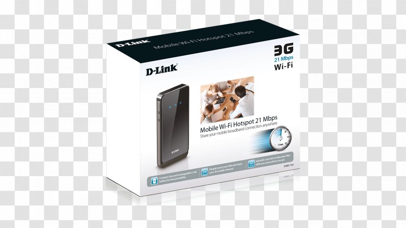 D-Link 21.6 Mbps Mobile Wi-Fi Hotspot Connect Anywhere (DWR-720) Router 3G Phones - Multimedia - Technology Transparent PNG