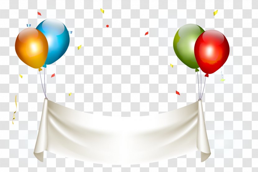 Wedding Invitation Balloon Birthday - Happy To You - Colorful Transparent PNG