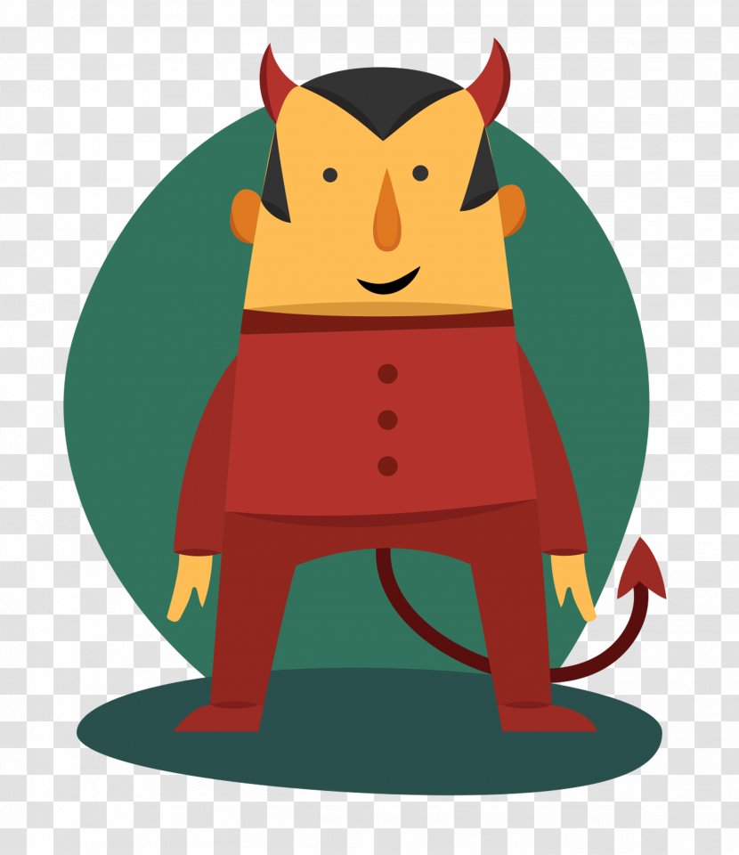 Halloween Euclidean Vector - Cartoon - Fashion Devil Role Transparent PNG