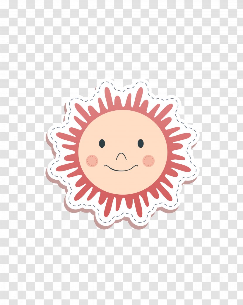 India Society Of Jesus Skill - Red - Cartoon Sun Transparent PNG