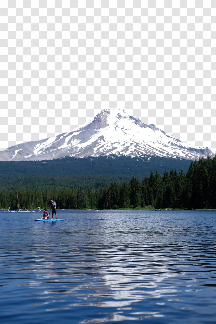 Body Of Water Reflection Nature Resources - Stratovolcano - Mountain Mountainous Landforms Transparent PNG