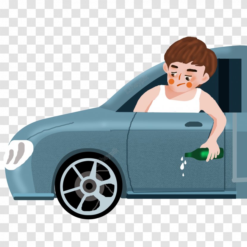 Drawing Of Family - Car - Model Smile Transparent PNG
