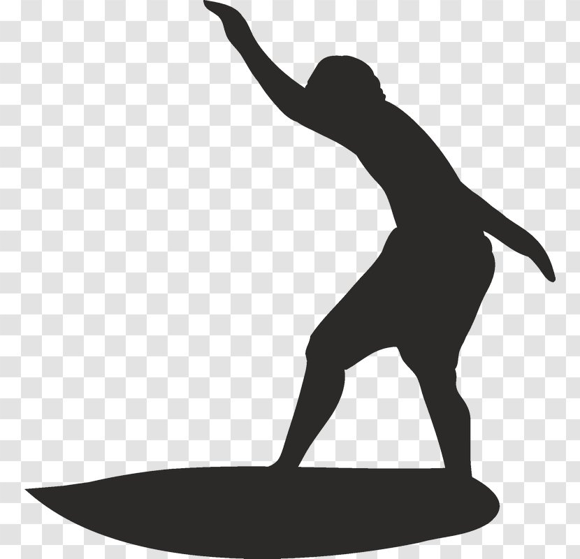 Silhouette Royalty-free Clip Art - Surfing Transparent PNG