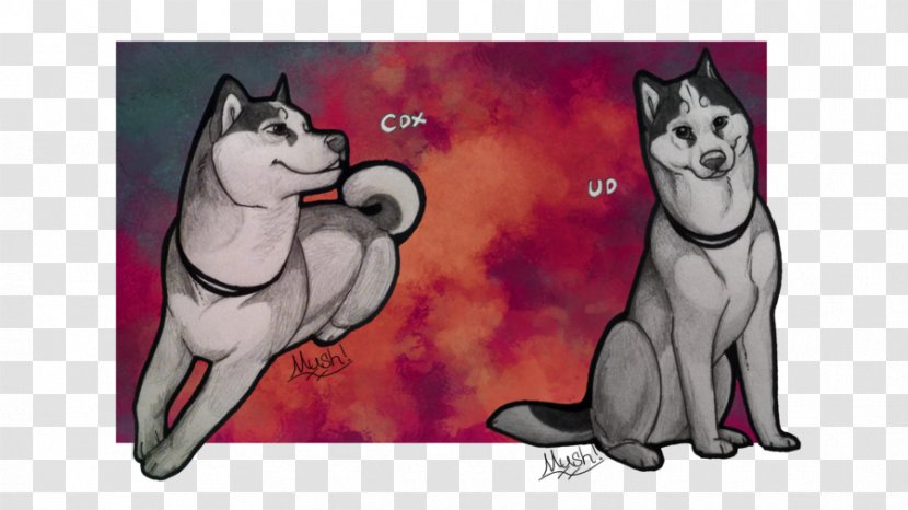 Siberian Husky Dog Breed Drawing DeviantArt - Digital Art - Got Talent Transparent PNG