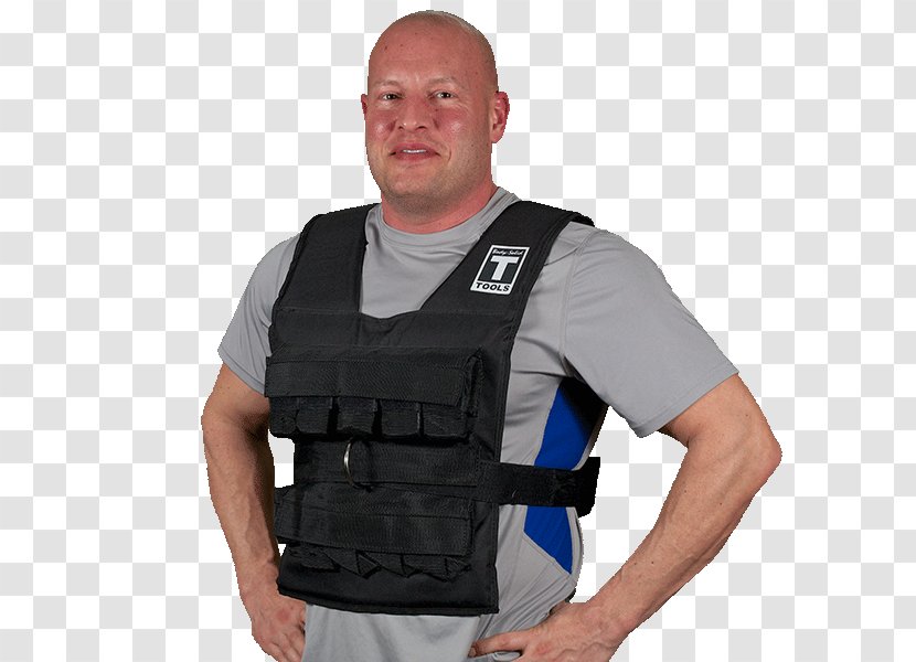 Gilets Body Solid Tools Weighted Vest Clothing Exercise Body-Solid, Inc. - Sleeve - 20 Pound Weight Transparent PNG