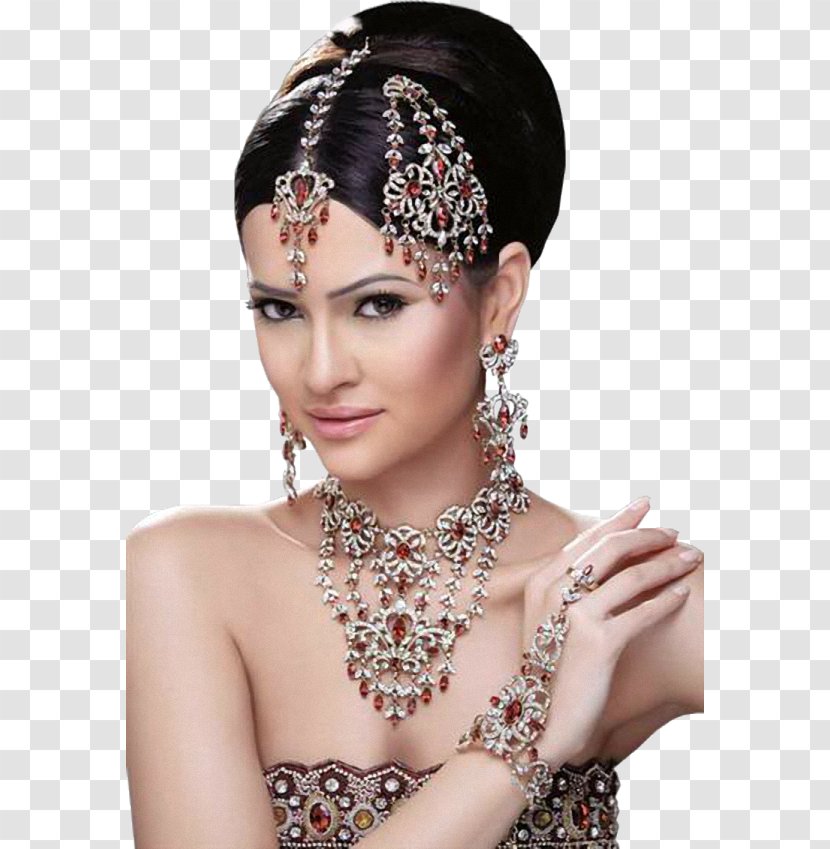 Indian Wedding Clothes Bride Make-up Artist Cosmetics Hairstyle - Hair Accessory Transparent PNG