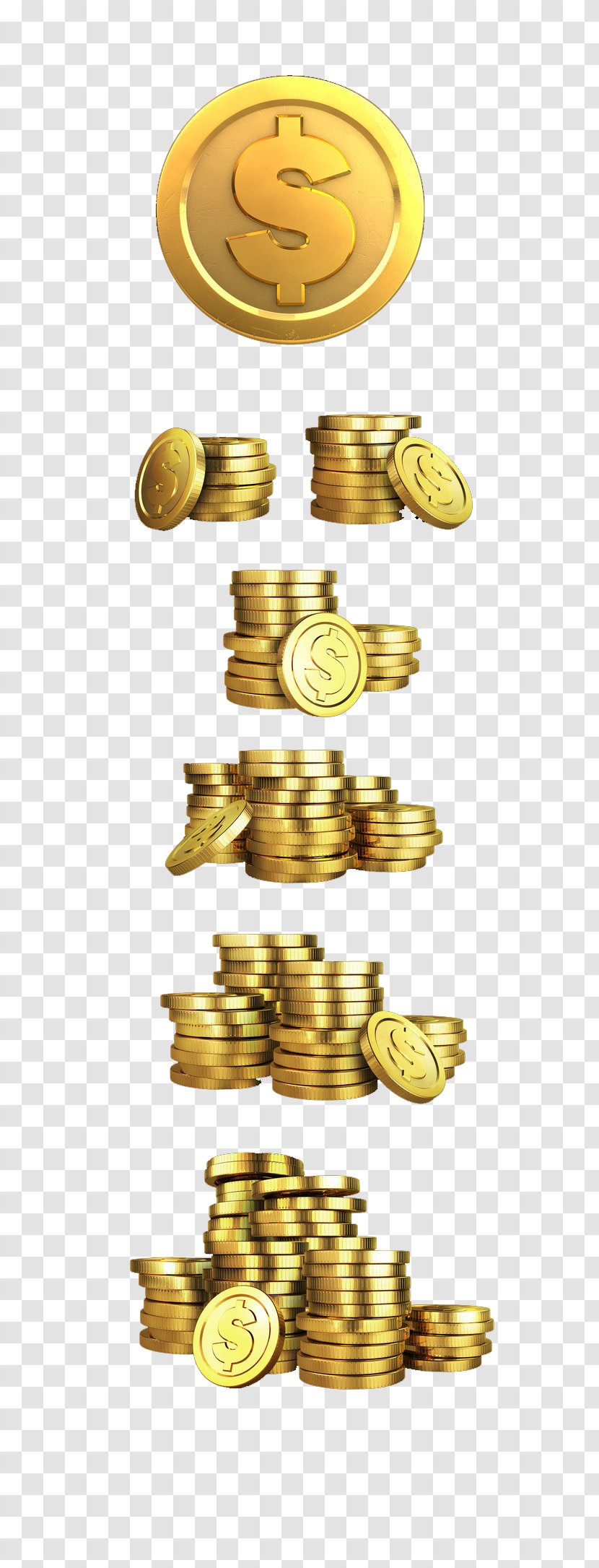 Money Bag Gold - Currency - Dollar Transparent PNG