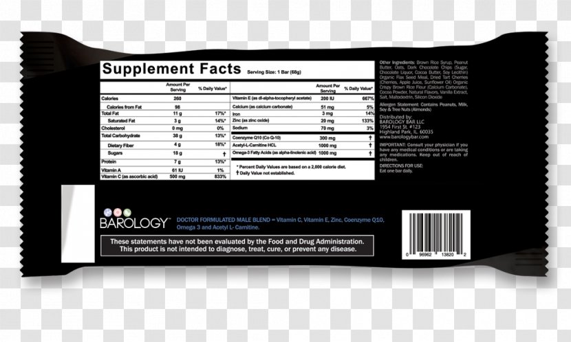 Dietary Supplement Food Fertility Energy Bar Nutrition - Health Transparent PNG