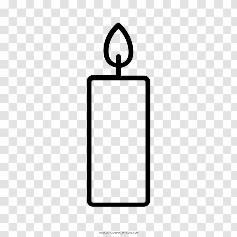 Drawing Coloring Book Candle - Photography Transparent PNG