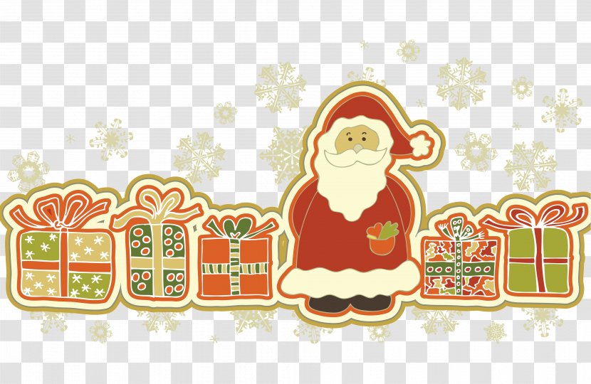 Santa Claus Reindeer Christmas Card Greeting - Holiday - Creative Transparent PNG