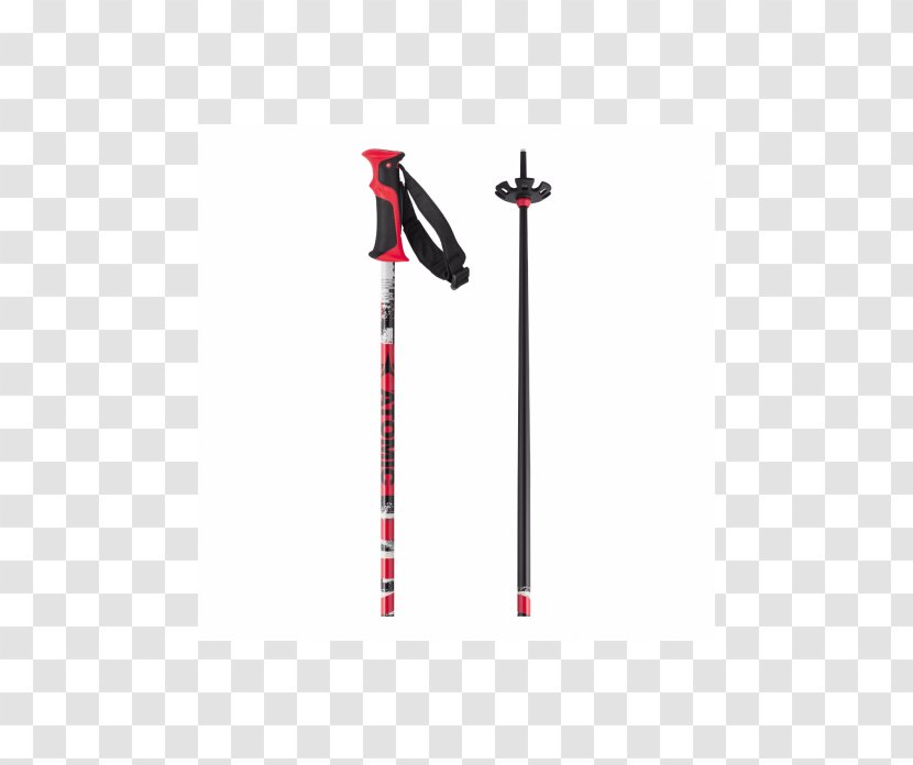 Ski Poles Alpine Skiing Atomic Skis Red Transparent PNG