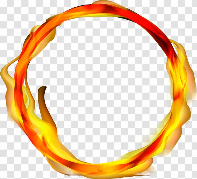 Ring Of Fire Flame - Vector Transparent PNG