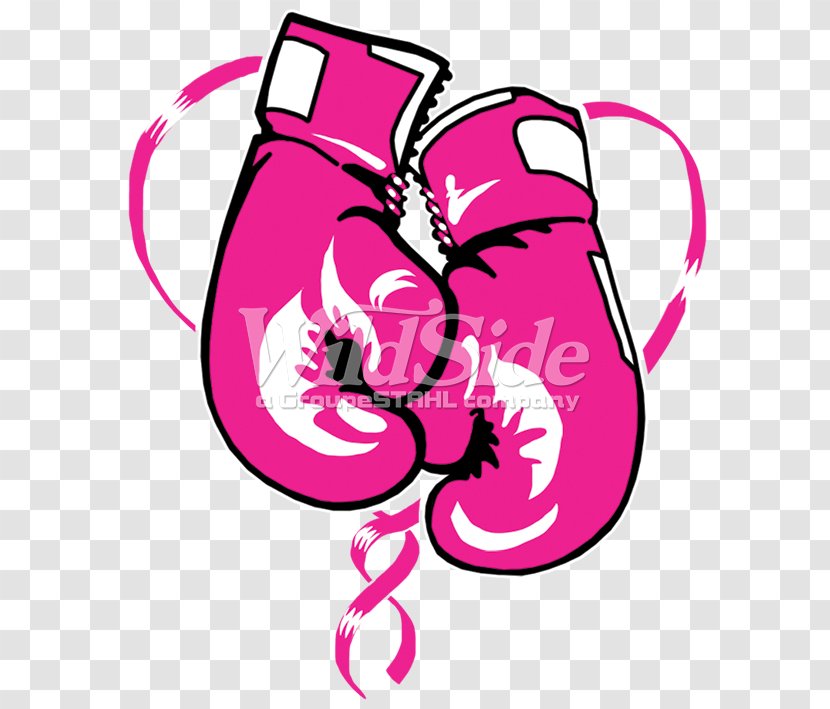 Boxing Glove Pink Clip Art - Watercolor - Gloves Transparent PNG
