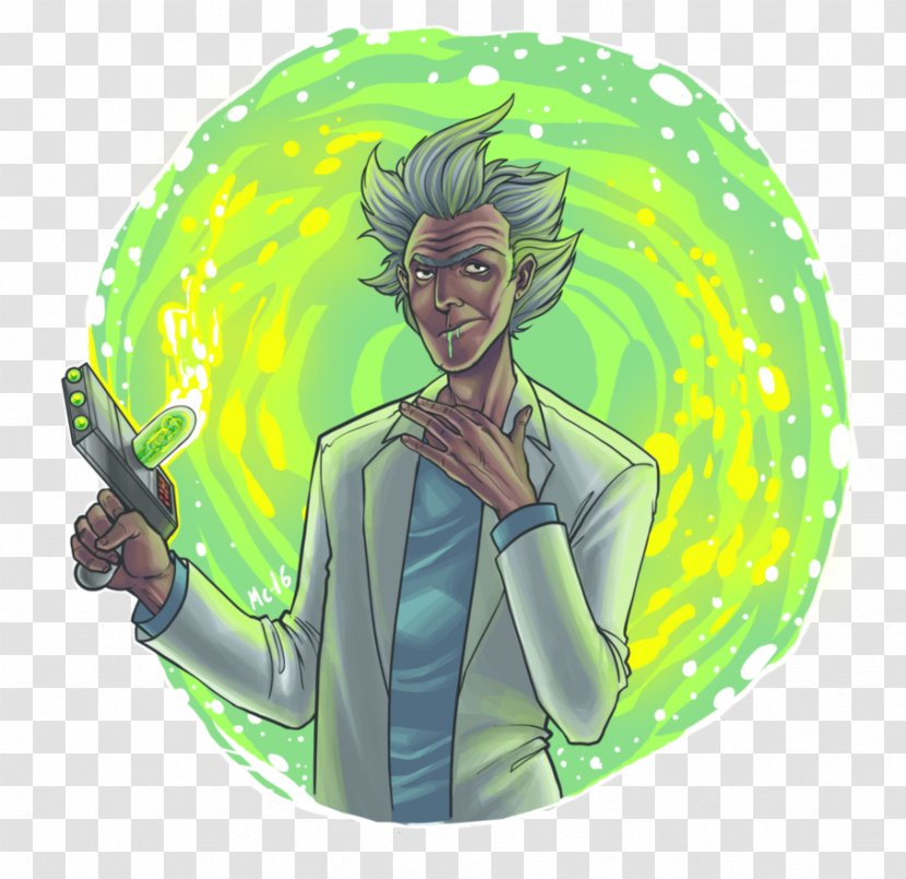 Rick Sanchez Morty Smith Pickle Adult Swim Rixty Minutes - Green Transparent PNG