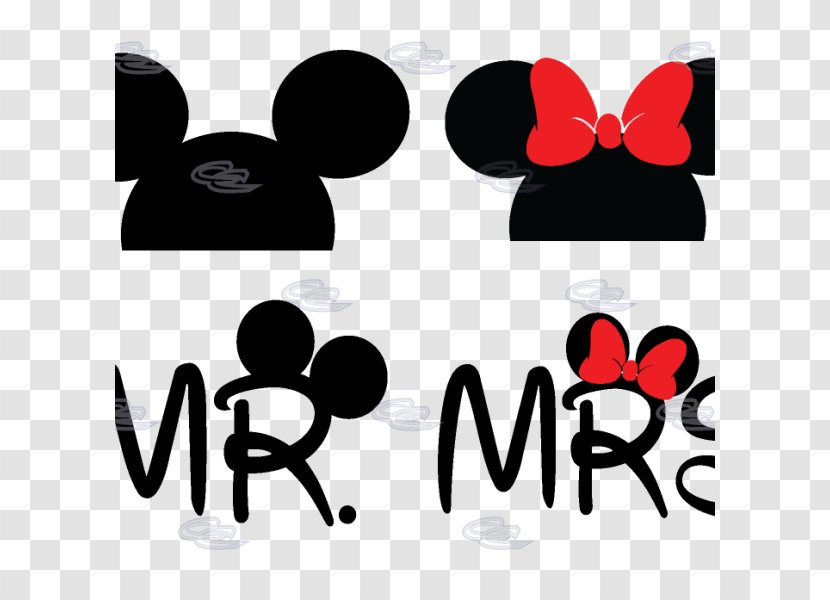 Minnie Mouse Mickey Mr. The Walt Disney Company Mrs. - Text Transparent PNG