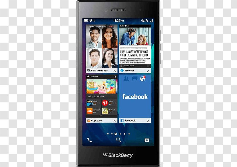 BlackBerry Leap Classic Telephone Smartphone - Mobile Phone - Blackberry Transparent PNG