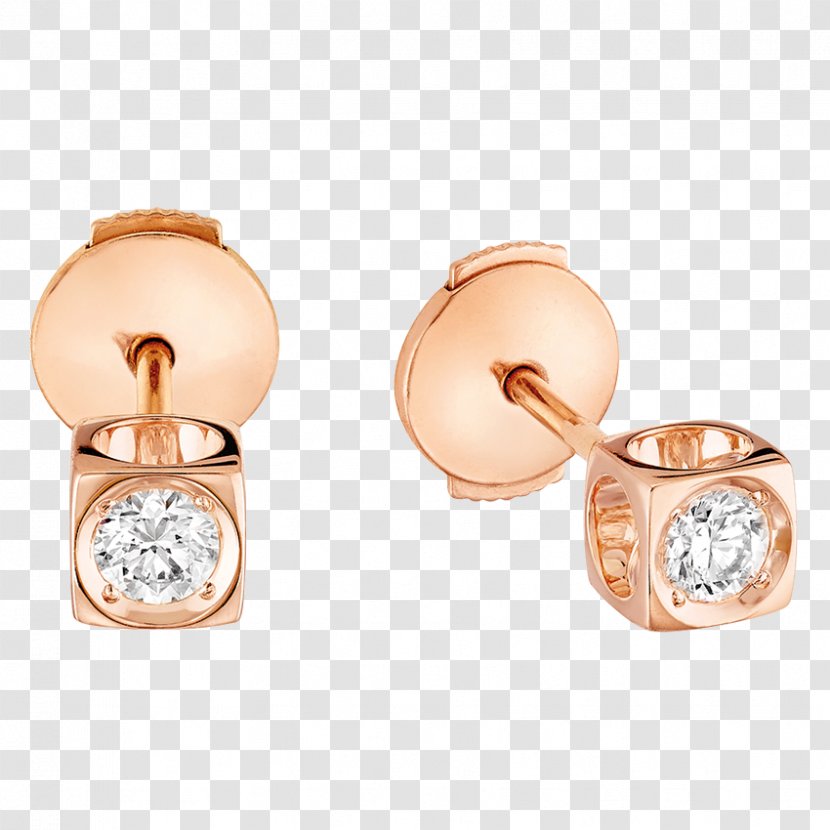 Earring Jewellery Bijou Diamond Gold - Metal Transparent PNG
