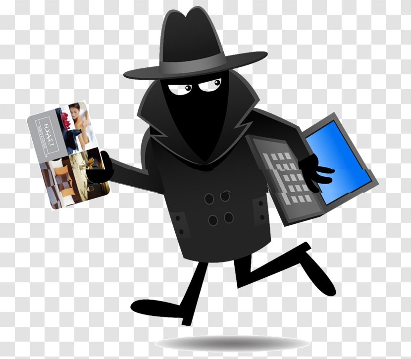 Theft Security Hacker Computer Robbery Clip Art - Gift Card Transparent PNG