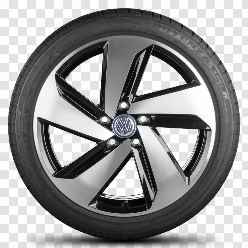 Alloy Wheel Volkswagen Golf Car Tire - Automotive Transparent PNG